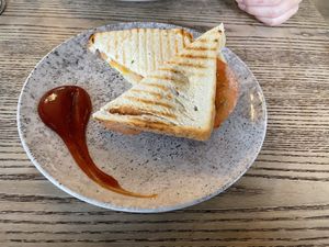 Toastie😒  at Grindz Cafe in Tauranga