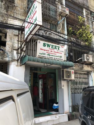 New appearance and name as at January 2020   at Sweet Indian-Nepali Restaurant in Yangon