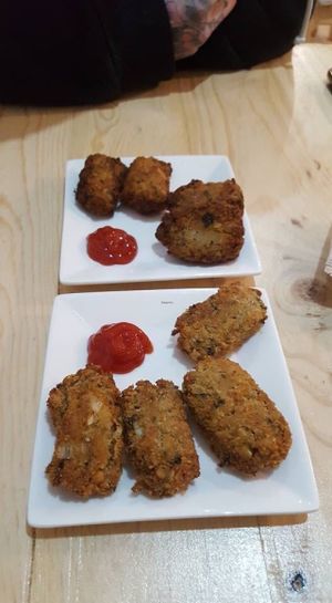 croquetas at El Gat Vega in Terrassa