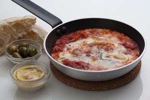 shakshuka at Kako Da Ne in Zagreb