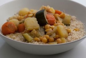 couscous with vegetables  at Kako Da Ne in Zagreb