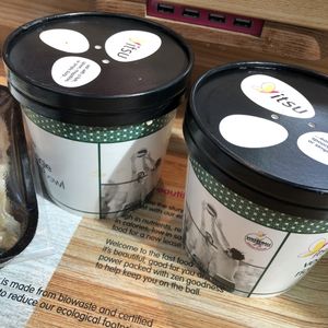 Vegan veggie pot comes already hot and ready to go at LHR - Itsu - T5 in West London