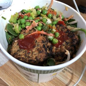 Amazing rice pot! Vegan and ready to go! at LHR - Itsu - T5 in West London