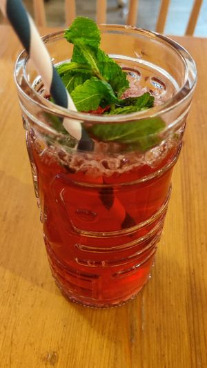 Lemonade at Poffers Cafe in Stuttgart