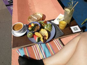 Super self made lemonade, good coffee big breakfast variaty at Poffers Cafe in Stuttgart