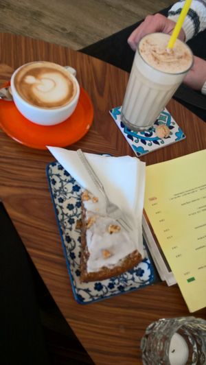 Karottenkuchen at Poffers Cafe in Stuttgart