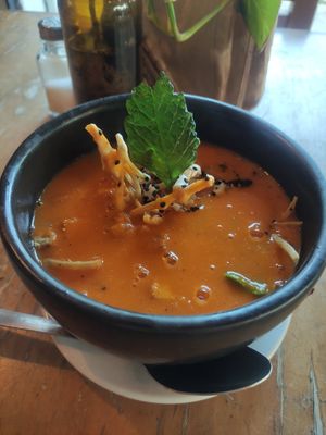 Sopa de tortillas at La Flaca - Americana in Guadalajara