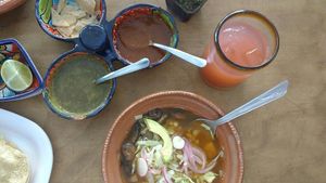 Pozole at La Flaca - Americana in Guadalajara