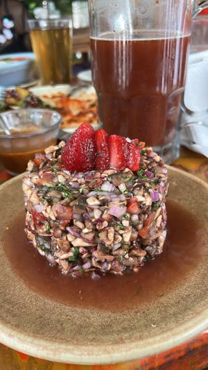 Ceviche de champiñones   at La Flaca - Americana in Guadalajara