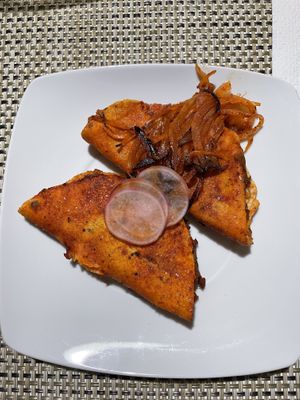Tacos de berenjena estilo barbacoa 🫶🏻  at La Flaca - Americana in Guadalajara