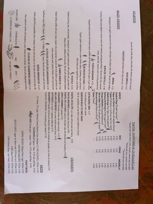 Menu  at La Flaca - Americana in Guadalajara