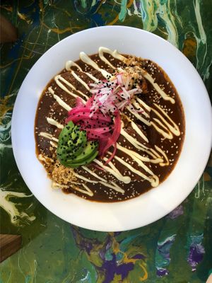 Enmoladas  at La Flaca - Americana in Guadalajara