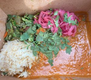 Makhani Curry Bowl  at Aslan Brewing Company in Bellingham