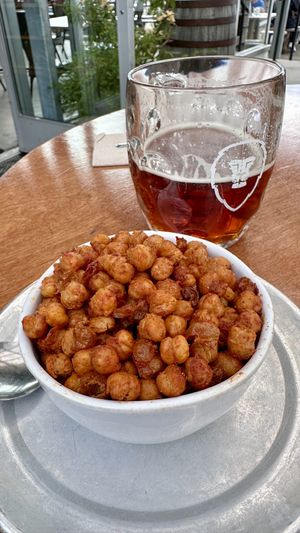 Spicy chickpeas   at Aslan Brewing Company in Bellingham