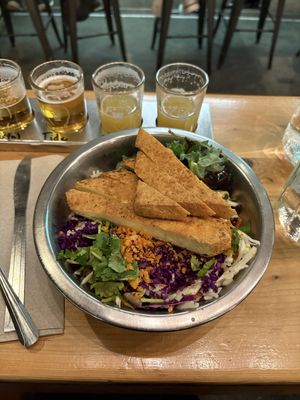 Hawaiian bowl with tofu  at Aslan Brewing Company in Bellingham