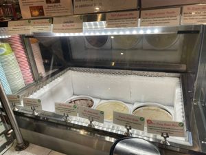 Flavors: Key Lime, Strawberry, Passionfruit/Orange/Guava, Butter Pecan, Passionfuit, Red Cherry, Vanilla, Raspberry, Chocolate at Wilton Creamery in Wilton Manors