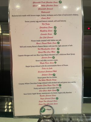 Over a dozen different vegan sauces! at Wilton Creamery in Wilton Manors