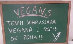 per menjar entrepans sempre tinc sobrasada vegana at Alis Caldes in Caldes De Montbui