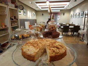 pastis de poma VEGAN i Gluten free. Realment bonissim !! at Alis Caldes in Caldes De Montbui