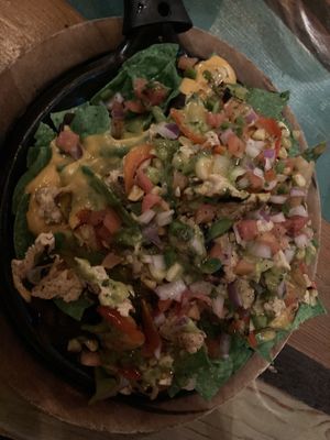 Vegan chick’n nachos  at Nacho Daddy - Summerlin in Las Vegas