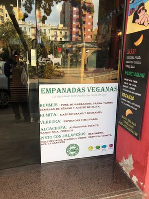Vegan menu  at El Viejo Almacen in Barcelona