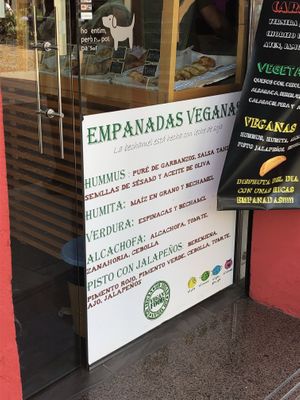 Vegan list  at El Viejo Almacen in Barcelona