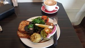 Avo smash for brunch at Powerhouse Cafe in Hanmer Springs