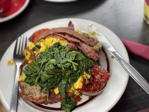 Scrambled Tofu  at Powerhouse Cafe in Hanmer Springs