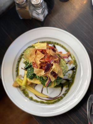 Kumara Corn Cake at Powerhouse Cafe in Hanmer Springs