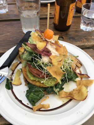 Corn fritters at Powerhouse Cafe in Hanmer Springs
