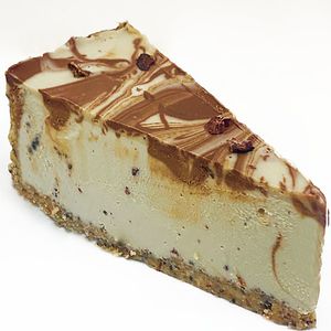 Mint Chocolate Chip ~ Frozen Dream Cream Pie at Cashew Dream Cream in Los Angeles