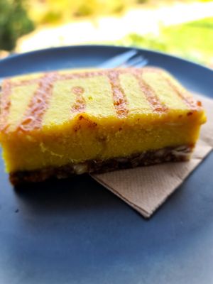 Lemon turmeric slice at Onda Food House in Aireys Inlet