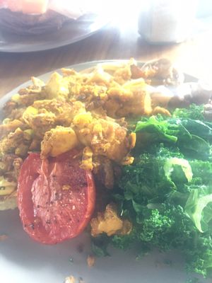 scrambled tofu at Onda Food House in Aireys Inlet