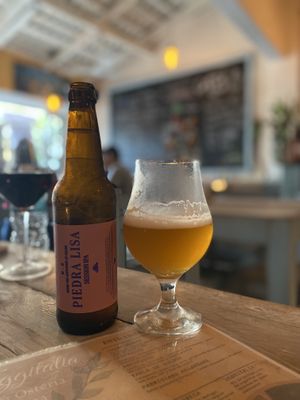 Local artesanal cervezas   at Veggitalia in Puerto Vallarta