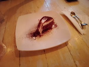 Tiramisu at Veggitalia in Puerto Vallarta