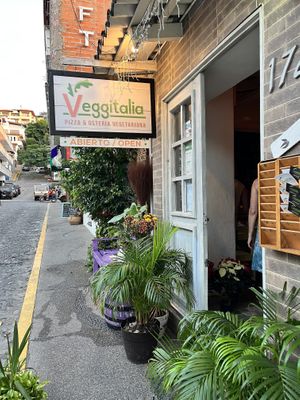 Street view   at Veggitalia in Puerto Vallarta