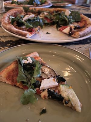 Cinq Terre vegan pizza 😋  at Veggitalia in Puerto Vallarta