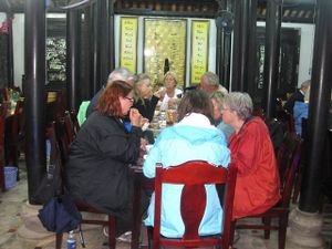 LIKE THE EUROPEAN TOURIST at Ngu Ha Garden Vegetarian Restaurant in Hue