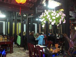 LIKE THE EUROPEAN TOURIST at Ngu Ha Garden Vegetarian Restaurant in Hue