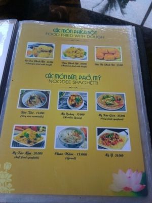 Menu 3 at Ngu Ha Garden Vegetarian Restaurant in Hue