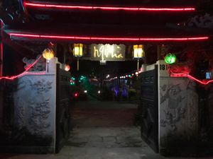 Entrance at Ngu Ha Garden Vegetarian Restaurant in Hue