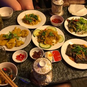 Food at Ngu Ha Garden Vegetarian Restaurant in Hue