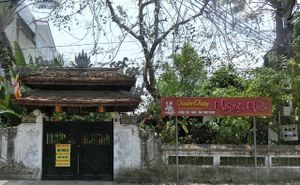 front view at Ngu Ha Garden Vegetarian Restaurant in Hue