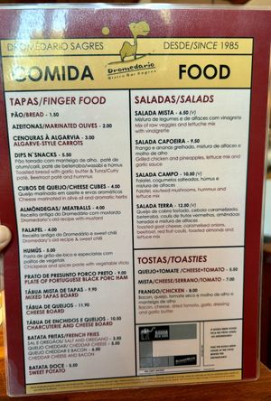 Vegan and vegetarian options!!! September 2024  at Dromedário in Sagres