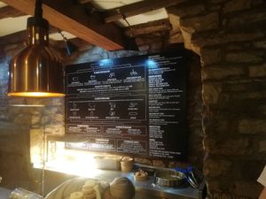 Menu board at Go Burrito in Lancaster