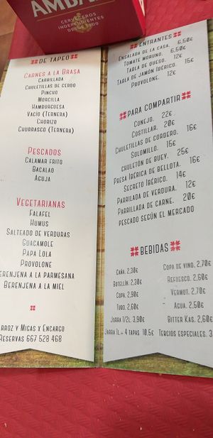 Carta at Lalola in Almeria