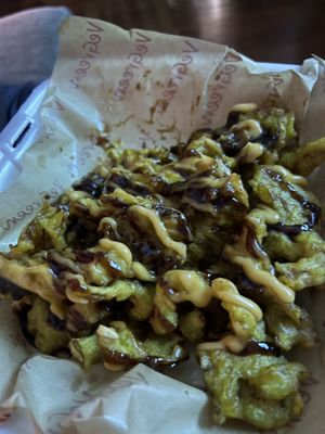 Fried mushrooms  at VeGreen in Duluth