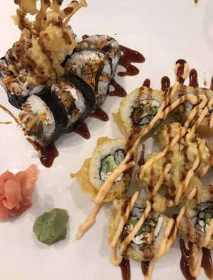 VeGreen has such great vegan sushi  at VeGreen in Duluth