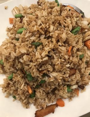 Fried rice dish at VeGreen in Duluth