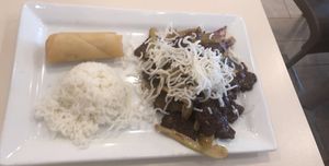 Mongolian beef  at VeGreen in Duluth